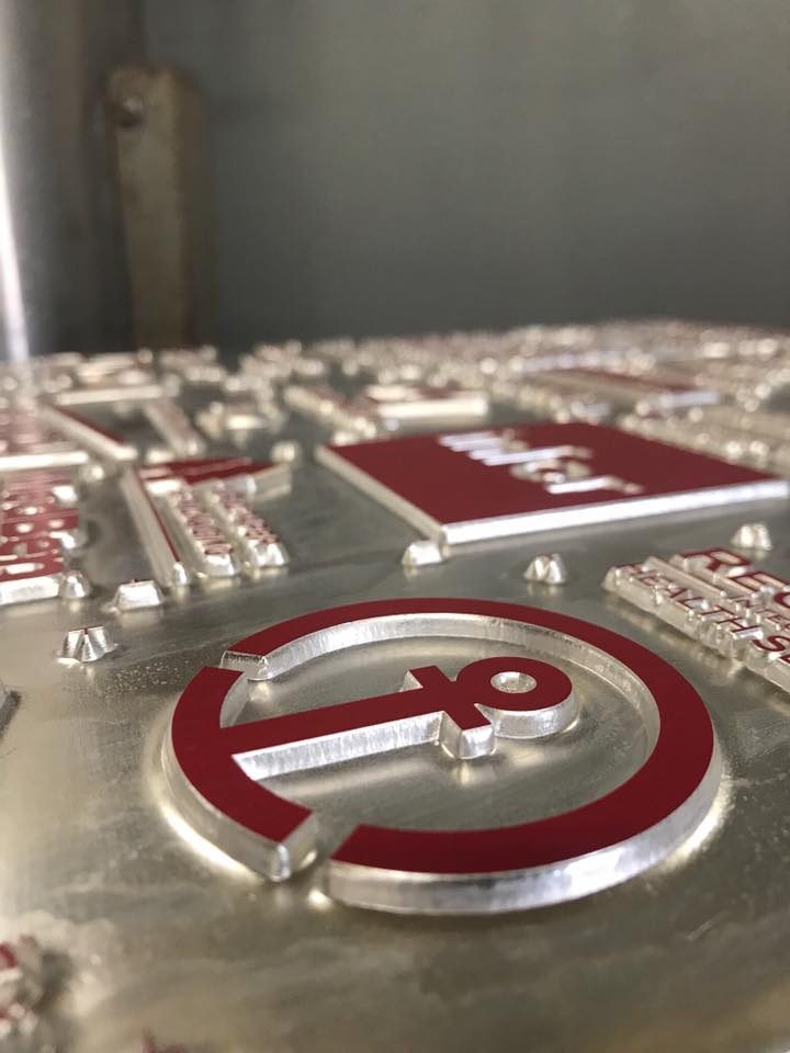 Magnesium die for hot foil stamping