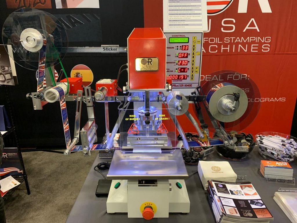 OR Printer 5040E hot foil stamping machine